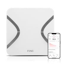 画像をギャラリービューアに読み込む, FiNCオリジナル体組成計ホワイト (CS20D)